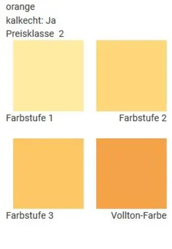 Casanatura Wandfarben in orange